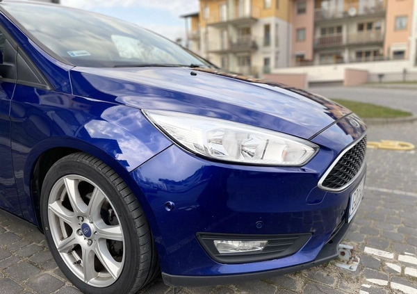 Ford Focus cena 39900 przebieg: 157000, rok produkcji 2016 z Gdańsk małe 154
